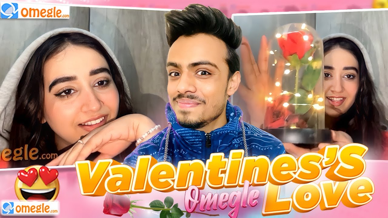 OMEGLE - I FOUND MY VALENTINE LOVE 😍💖| FUNNIEST OMEGLE EVER | Its Kunal