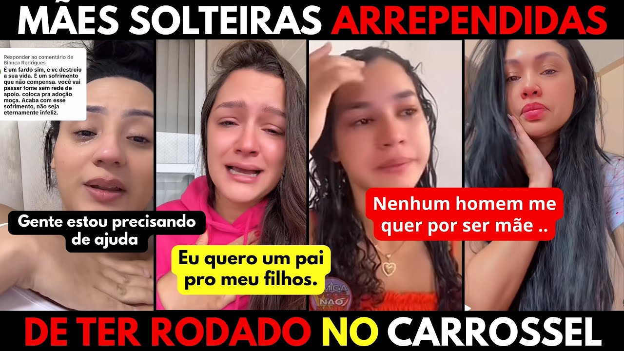 As Mães solo estão arrependidas de ter rodado no carrossel Agora chorar