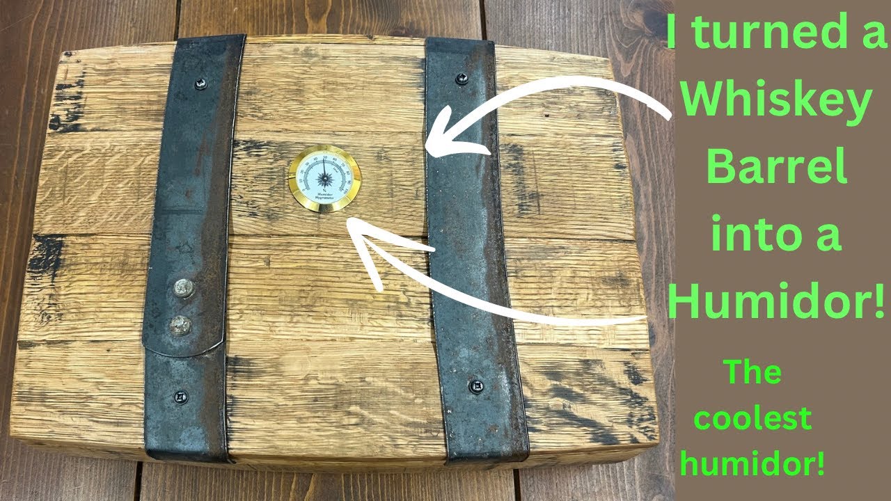 Building an Awesome Humidor from a Whiskey Barrel!