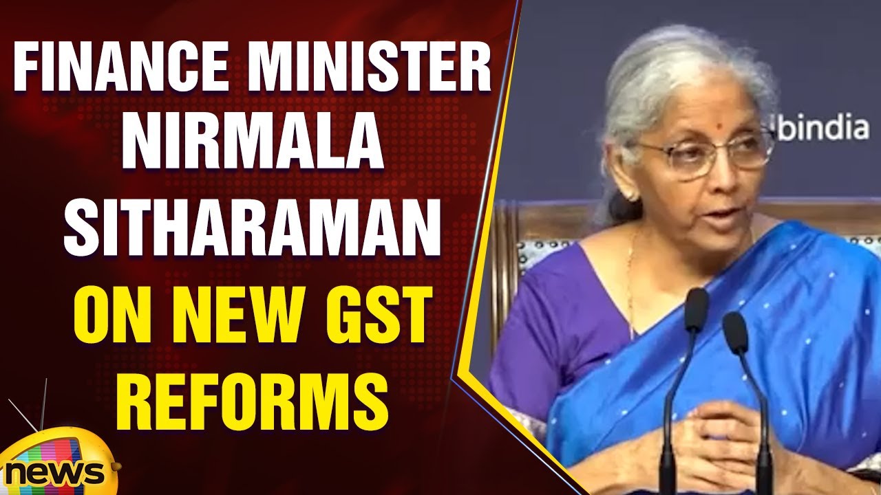 Finance Minister Nirmala Sitharaman Announces New GST Slab Rates | GST Council Meeting | Mango News