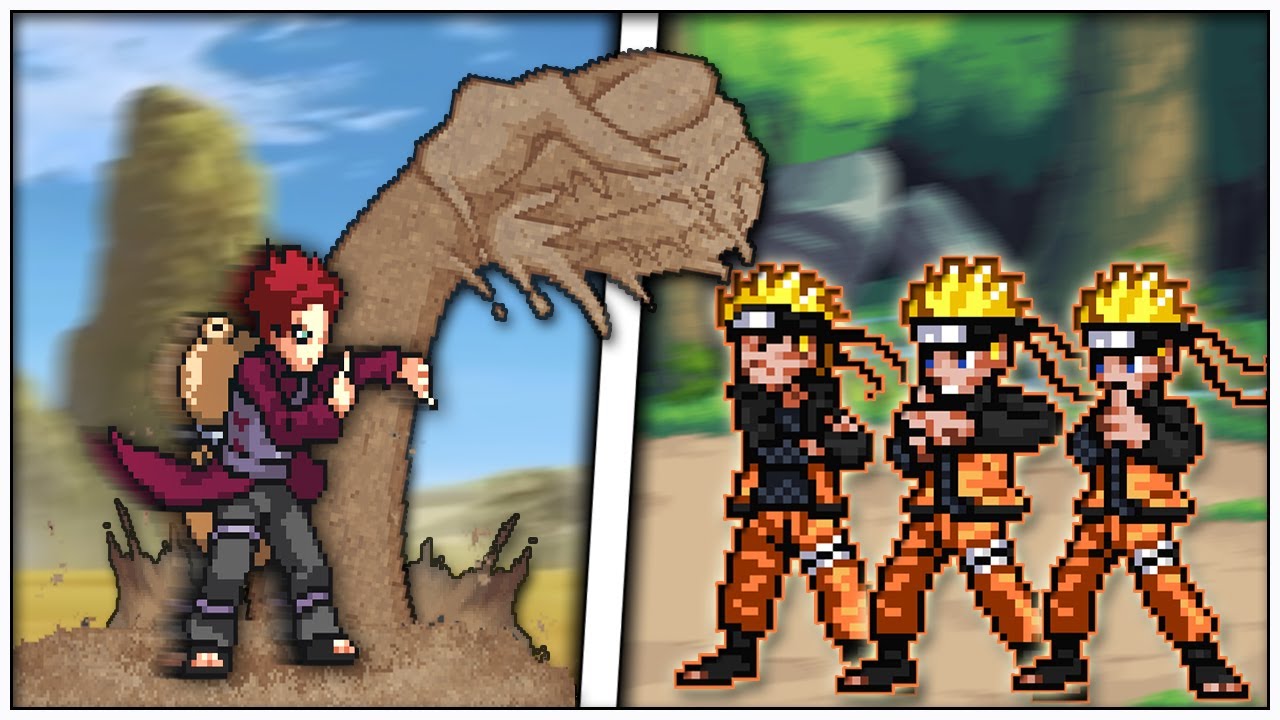 GAARA OP NA TORRE MORTAL DO MUGEN! AGORA SIM EU VI LUTA