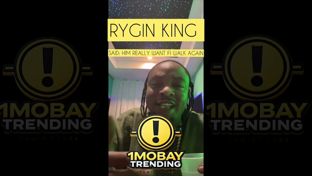 RYGIN KING SAY HIM MISS HIM JAMAICA AND HIM MISS WALKING AGAIN 😔 