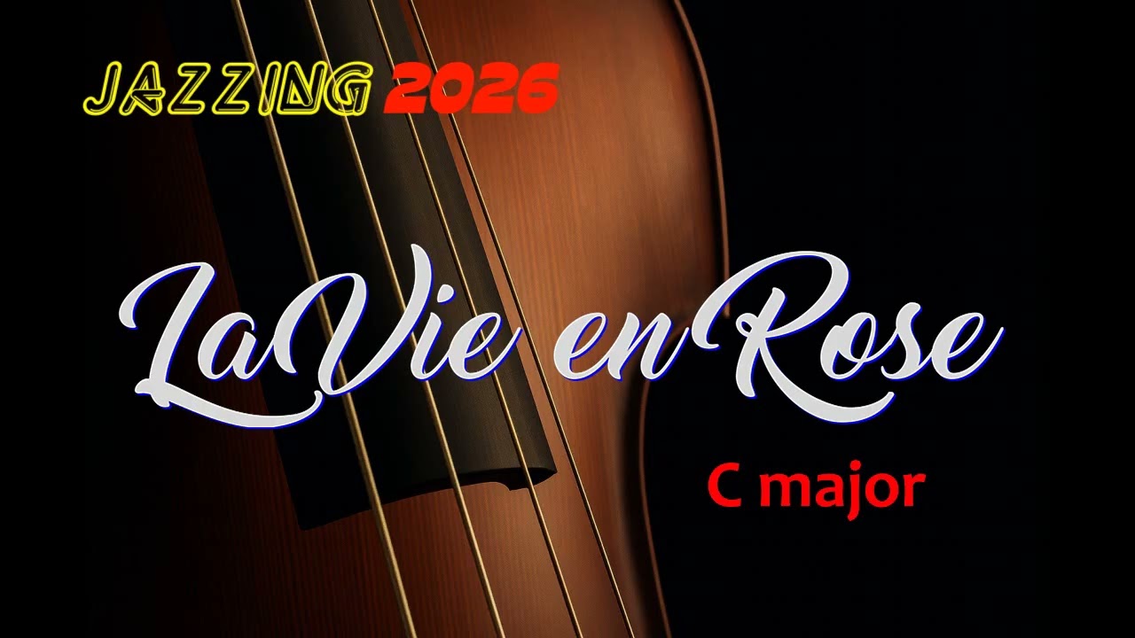 La Vie en Rose | Modern Pop - Style Backing Track | Hybrid Live + AI | Key C Major