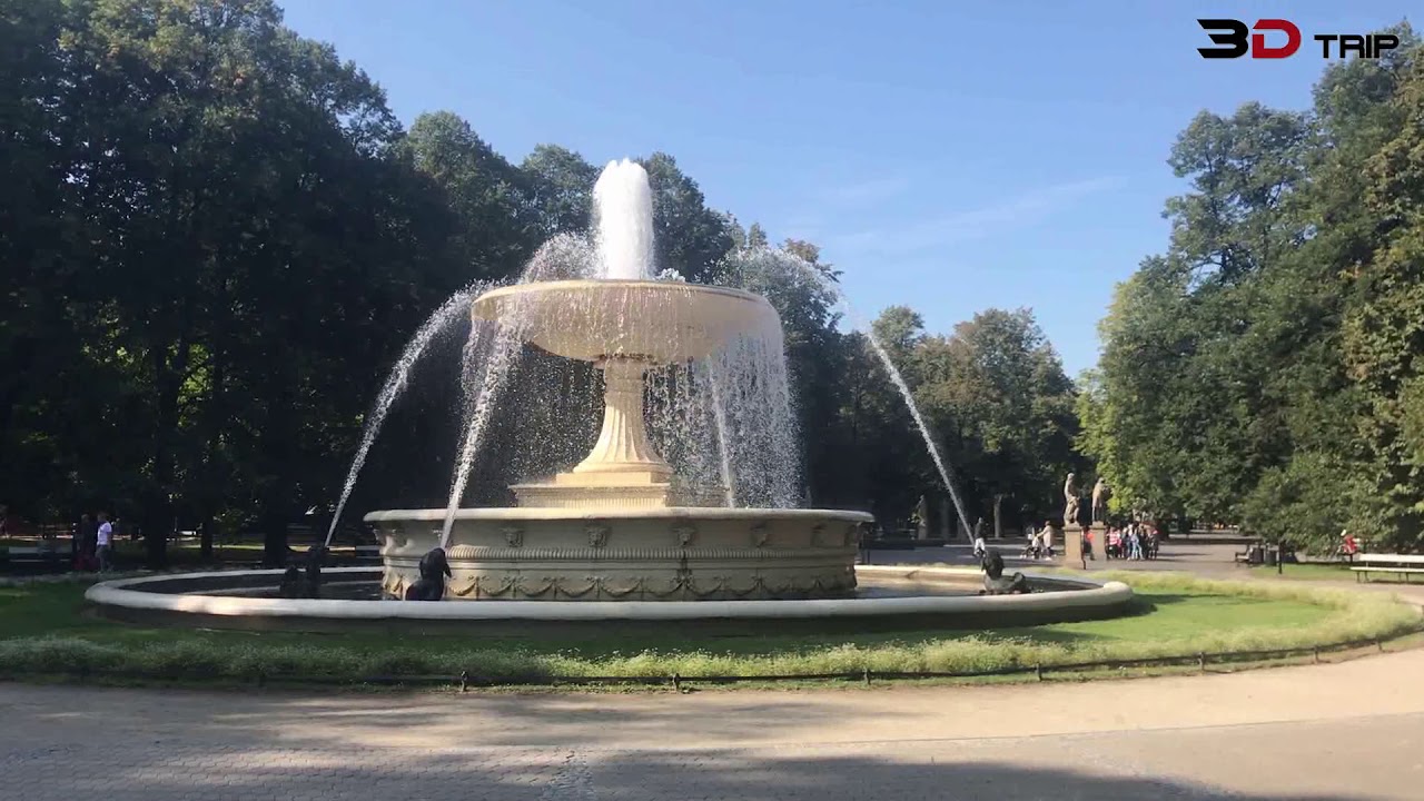 3D-Trip: Ogr&oacute;d Saski [Warsaw, Poland]. 2019-09-12