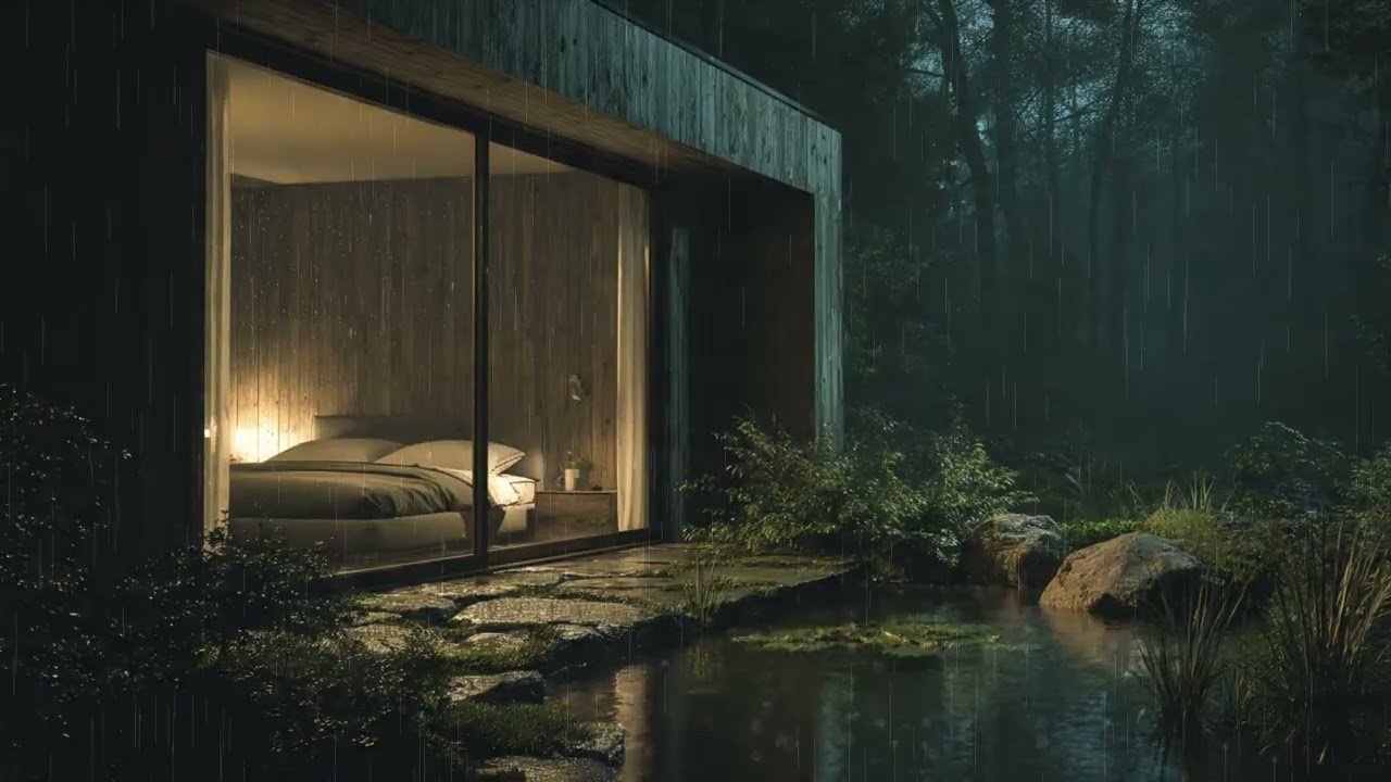 Heavy Rain and Thunder Sounds for Sleep | Forest Rain Sounds for Sleeping | Rain Sounds for Sleep