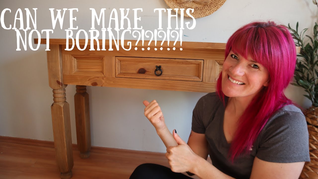 HOW TO: Turn a Boring Sofa Table Into a COASTAL Statement Piece
