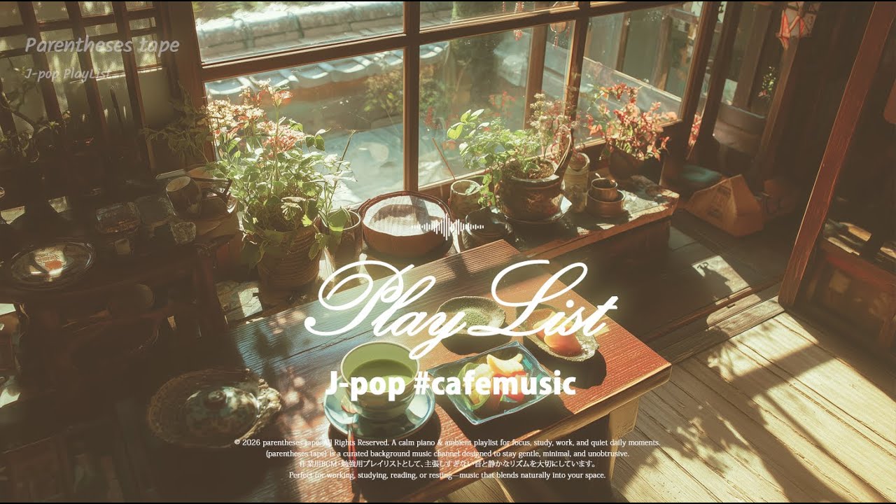 [LIVE] 𝑷𝒍𝒂𝒚𝒍𝒊𝒔𝒕 #CafeBGM 𝑱-𝑷𝑶𝑷 | 말랑말랑 오후를 채우는 감성 플레이리스트 (광고 없음)｜일상에 머무는 감성 제이팝 플레이리스트
