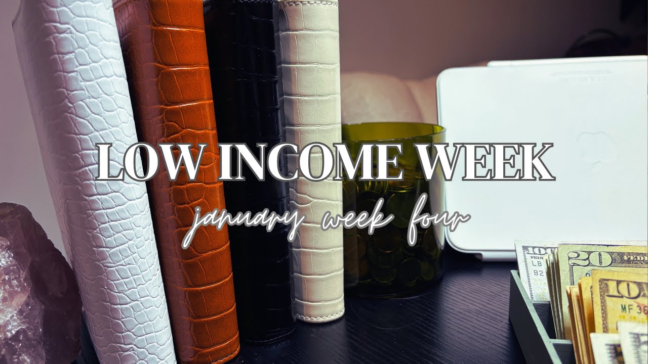 January Week 4 Cash Stuffing | Low Income Week & Wallet Stuffing