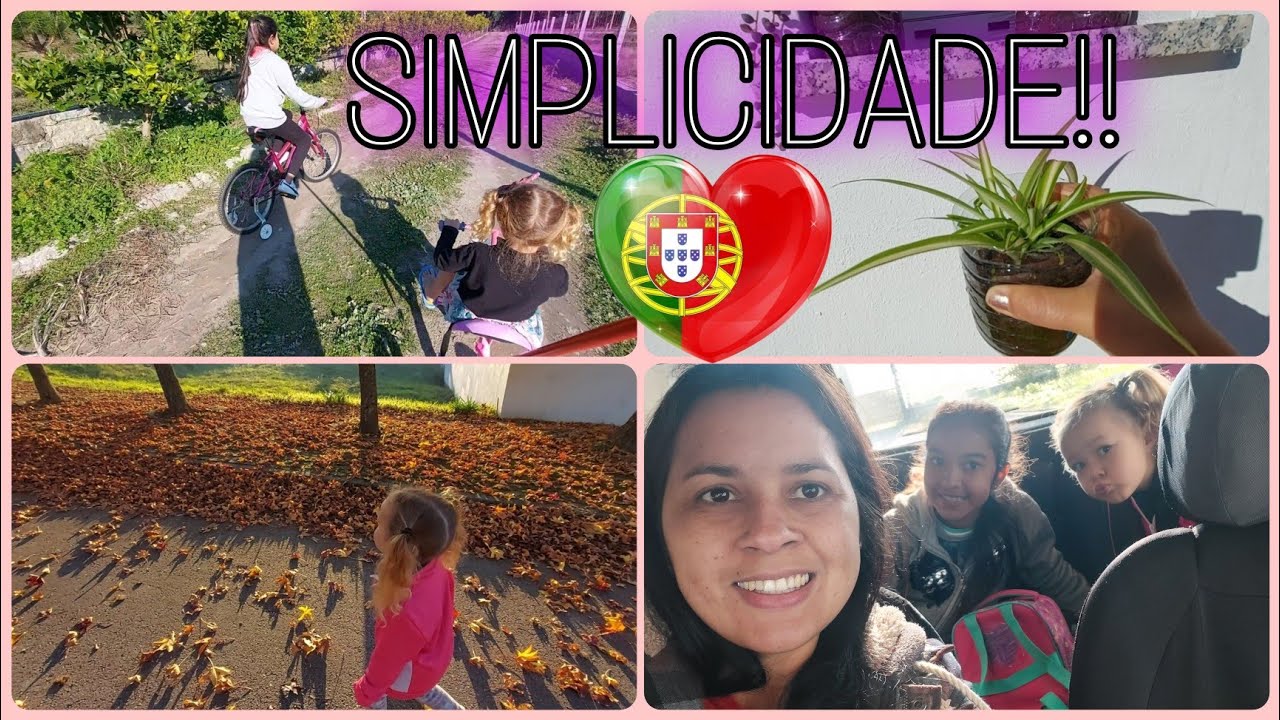 Vida simples em Portugal, essa &eacute; nossa qualidade de vida💝