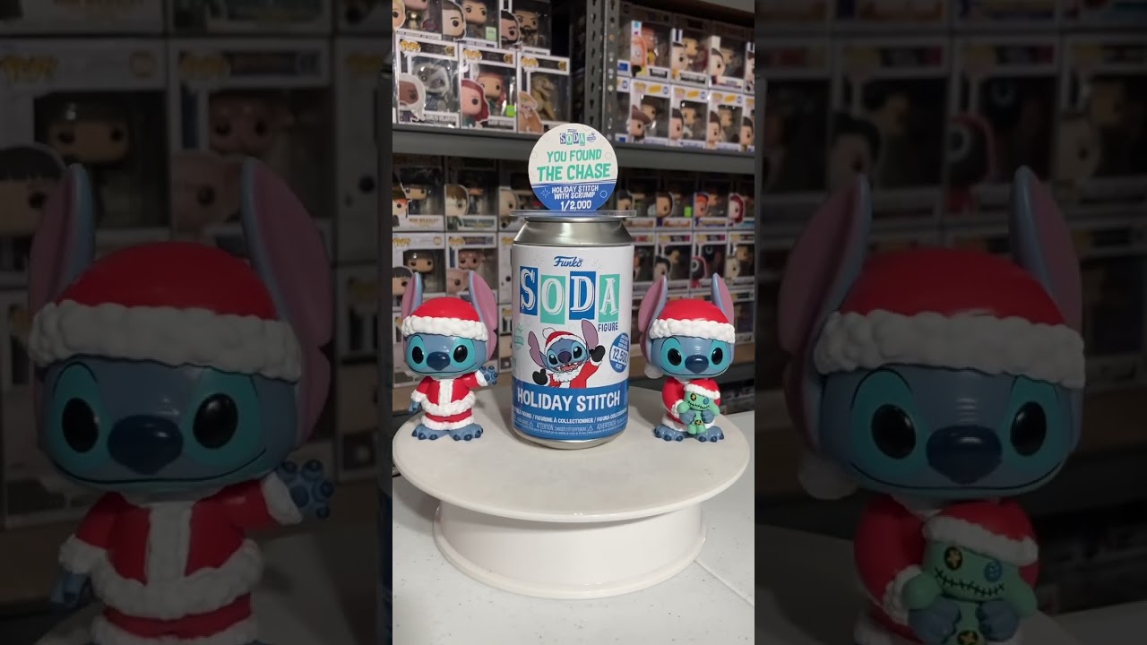 Holiday Stitch Funko Soda Chase and Common 2,000 piece #funko #chase