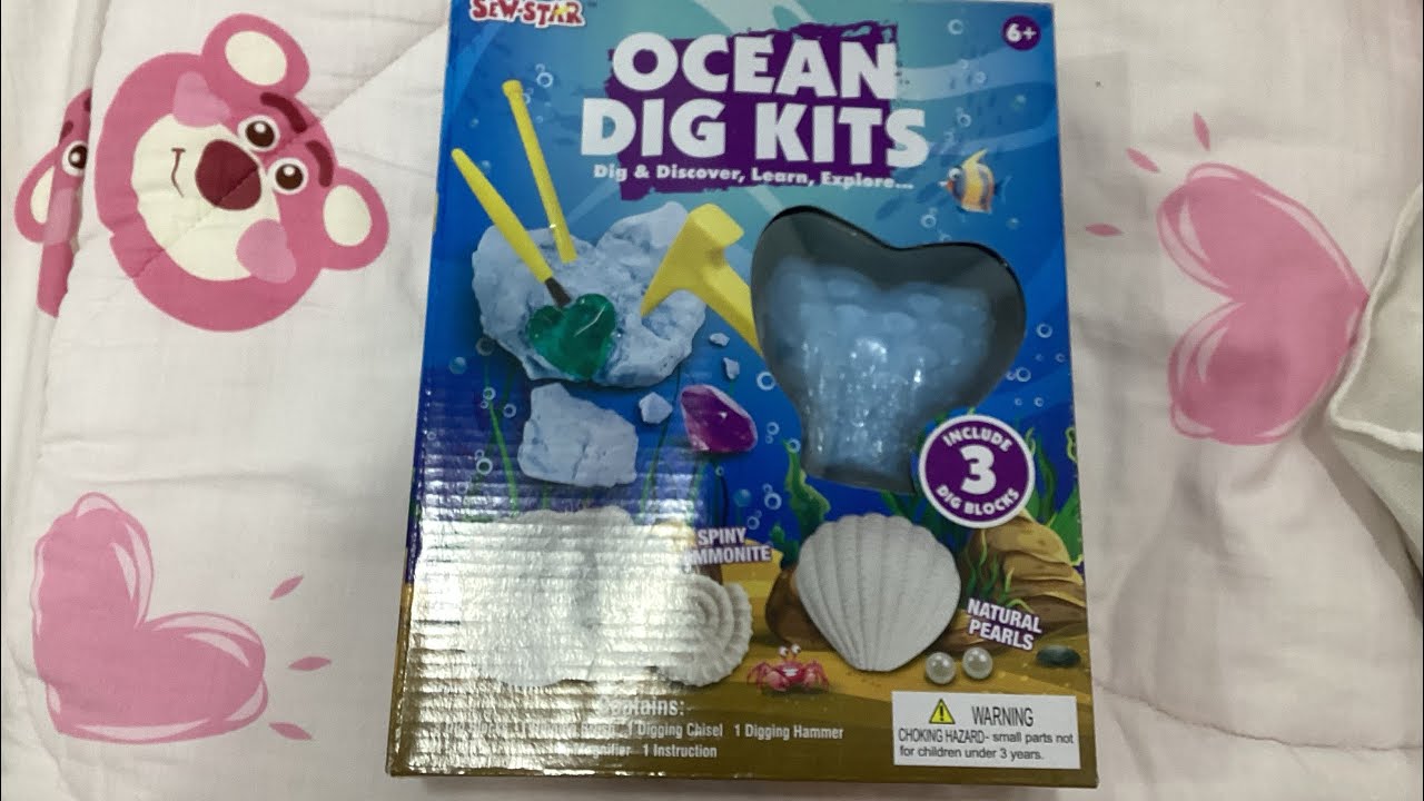 OCEAN DIG KITS || SPINY AMMONITE || #fun #edit || ME AND MY COUSIN!!! &hearts;️