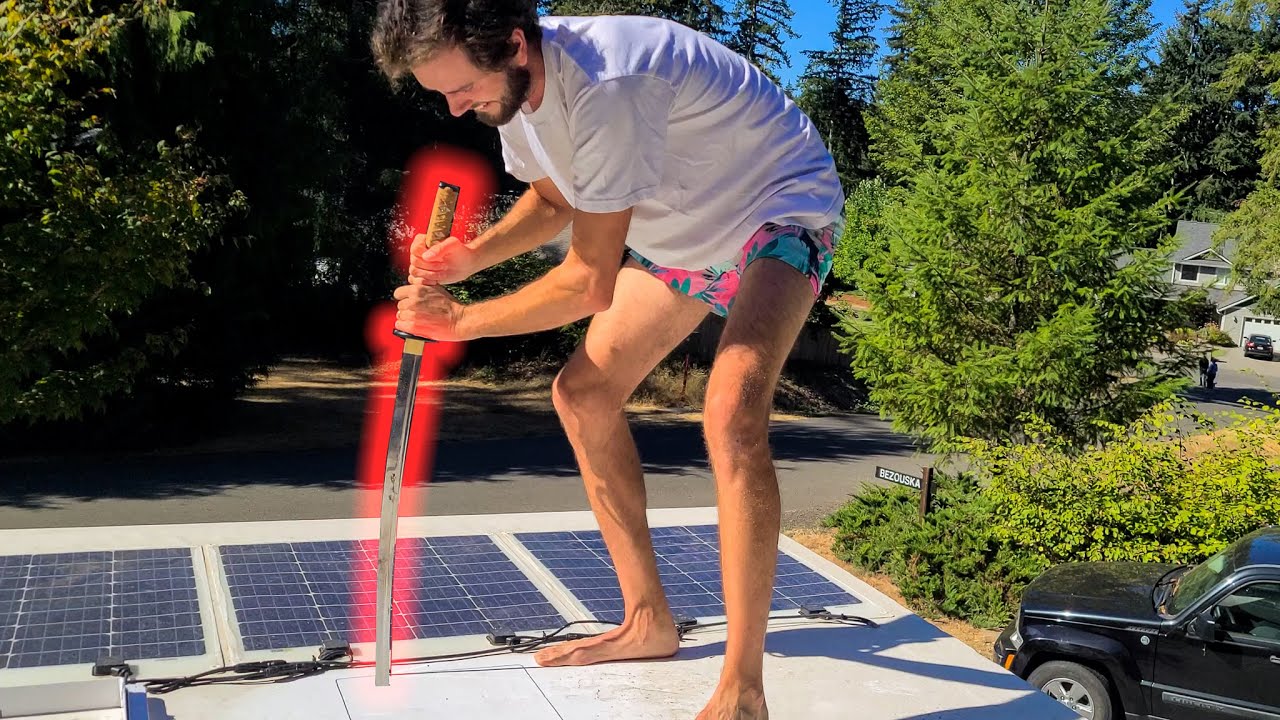 Cutting Hole in 6-Inch Foam Roof | Foamie Astro | MaxAir Fan