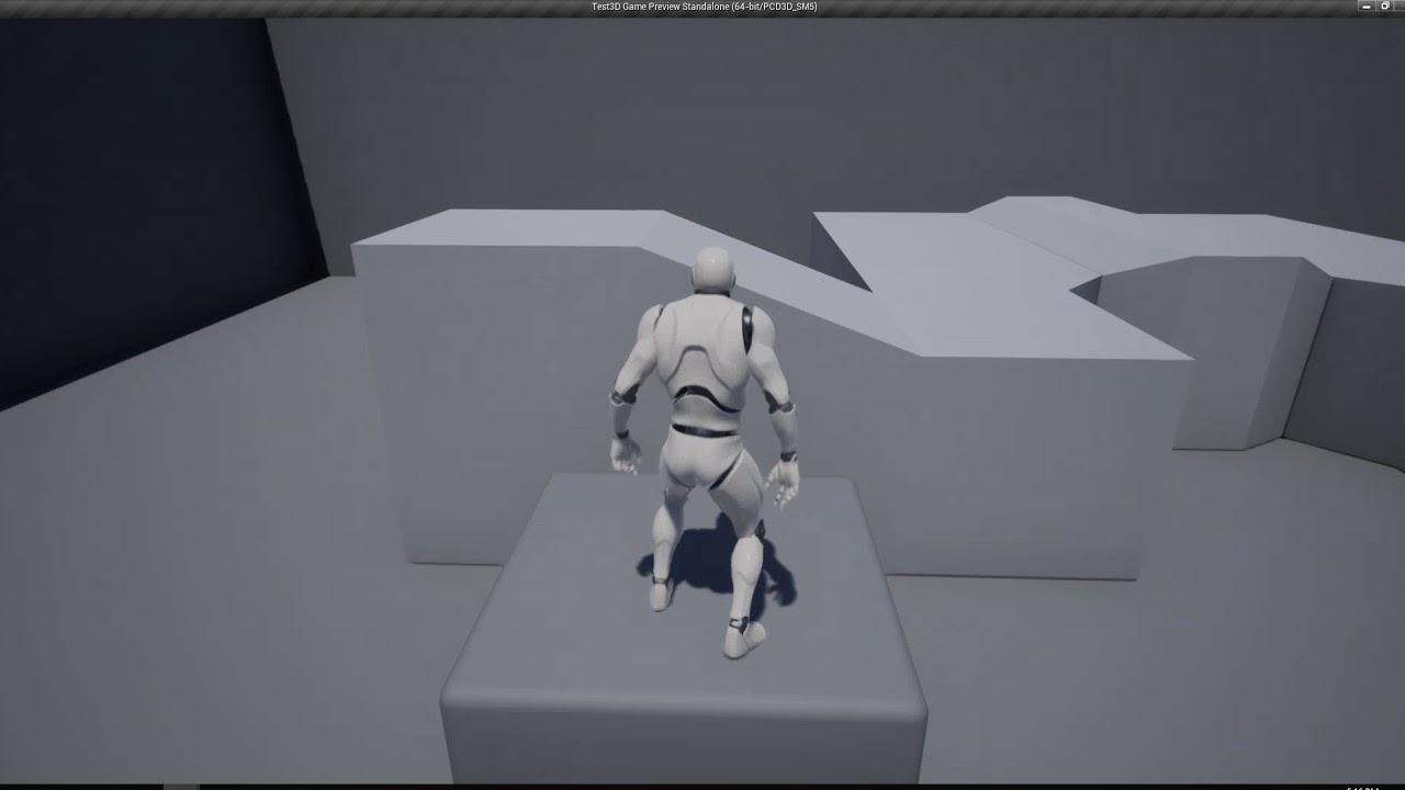 Unreal Engine. Third Person template.