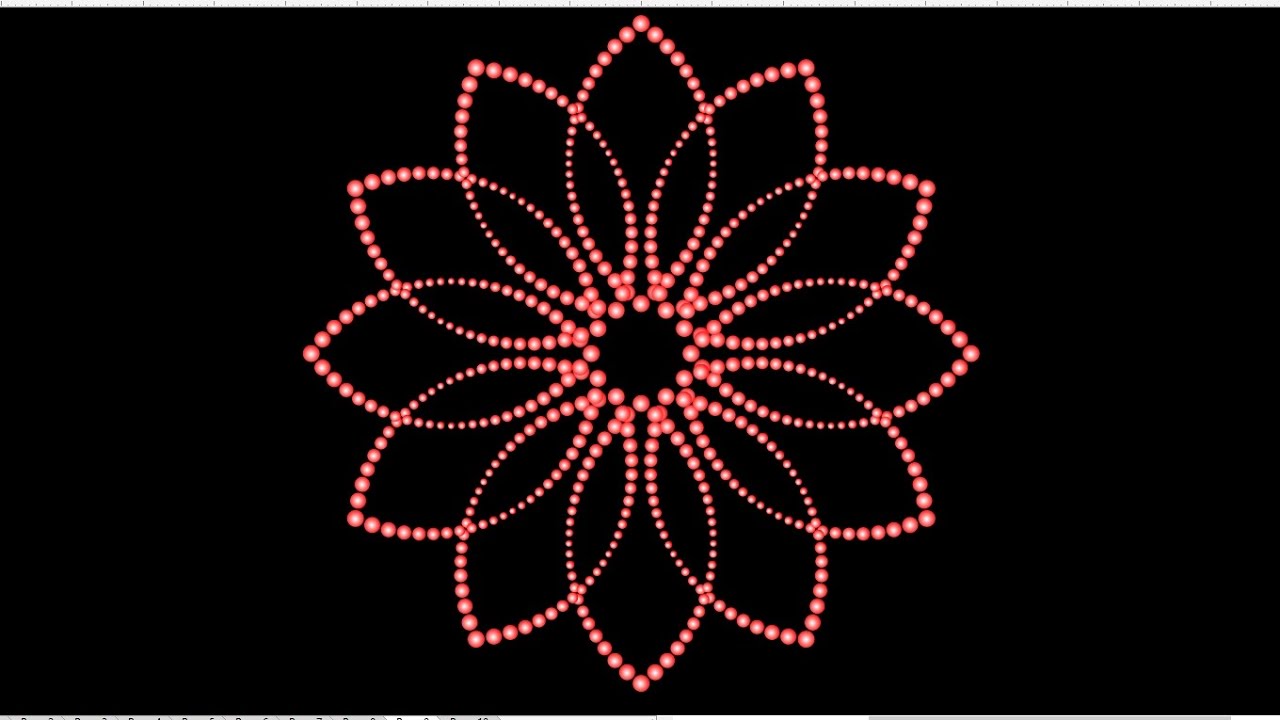 Flower shape design in CorelDRAW | Coreldraw design tutorial | Graphic design