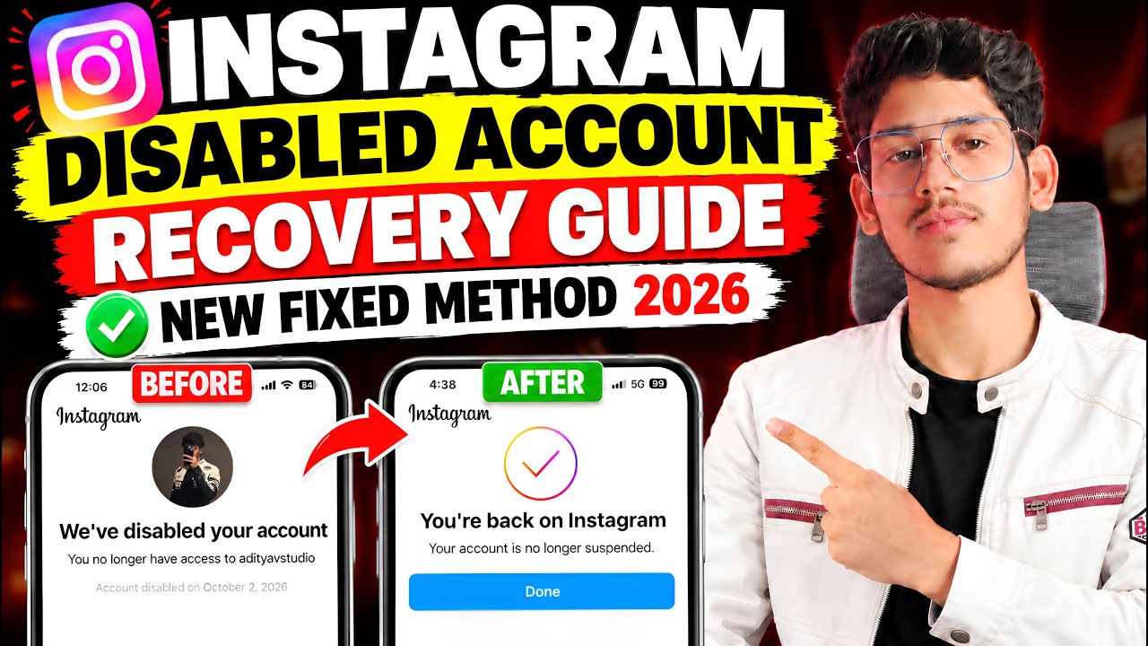 Instagram Account Disabled How To Get Back ✅ | How To Recover Disabled Instagram Account