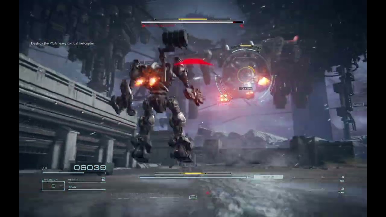 Armored Core 6 Test (Navi 21 V620 900p) Biped Part 1 : No Quickboost+Classic AC Style / Imperfect
