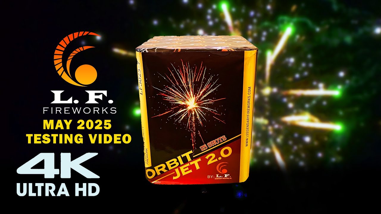 25 shots “ORBIT JET” by Leegendary Fireworks 