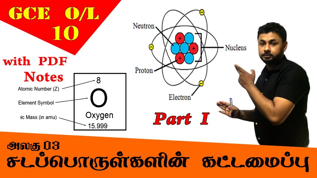 சடப்பொருள்களின் கட்டமைப்பு | Structure of Matter - Grade 10 Science | GCE O/L Tamil Medium