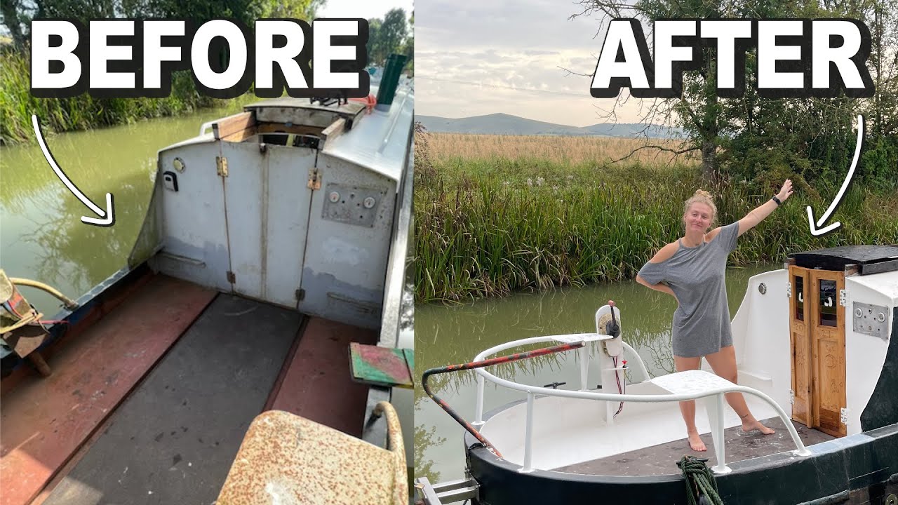 Transforming Our Narrowboat Rear Deck (Part One!)