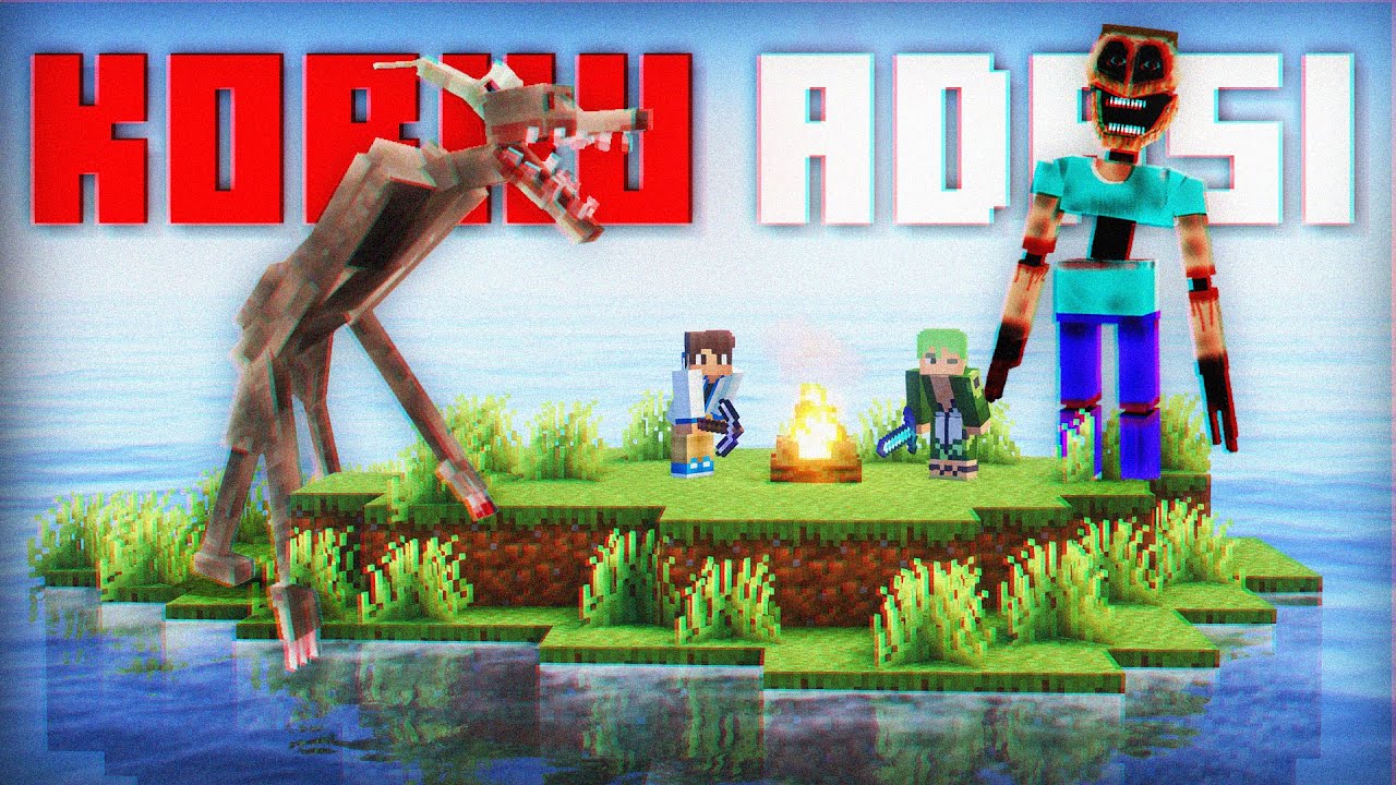 Minecraft'ın EN KORKUNÇ Adasında Hayatta Kalmaya Çalıştım!