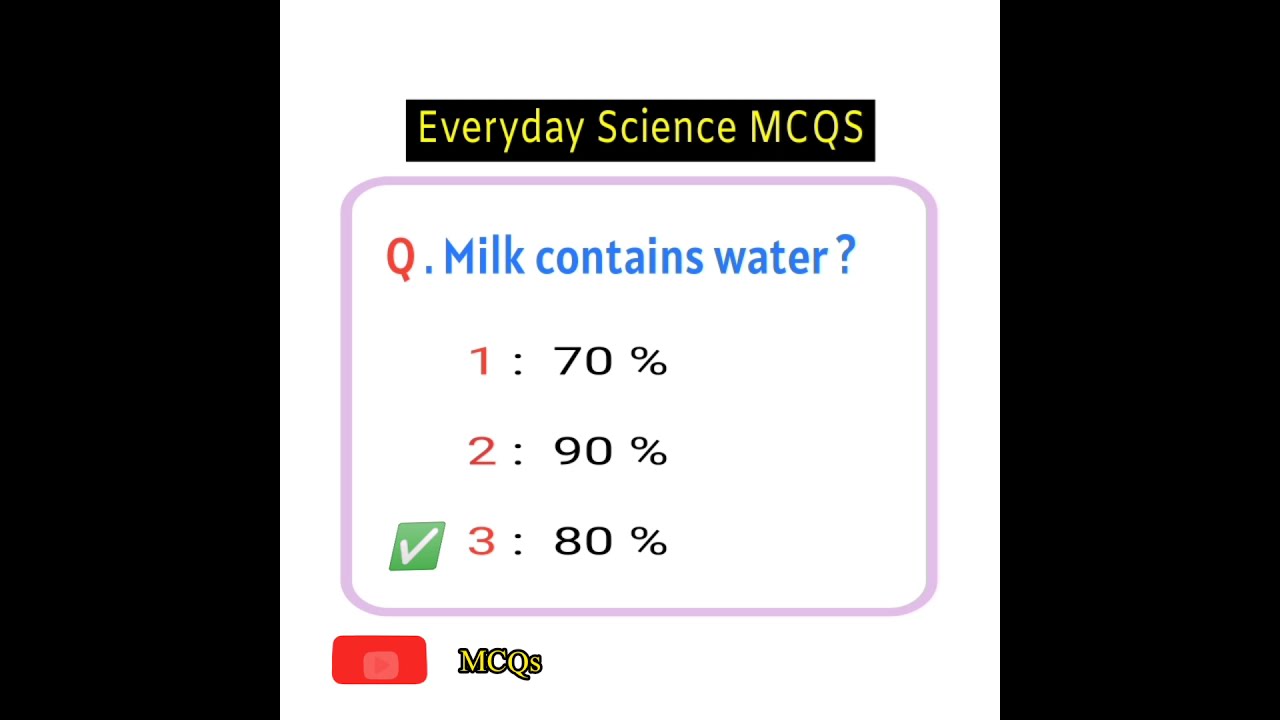 General science MCQs / most important General science MCQs..