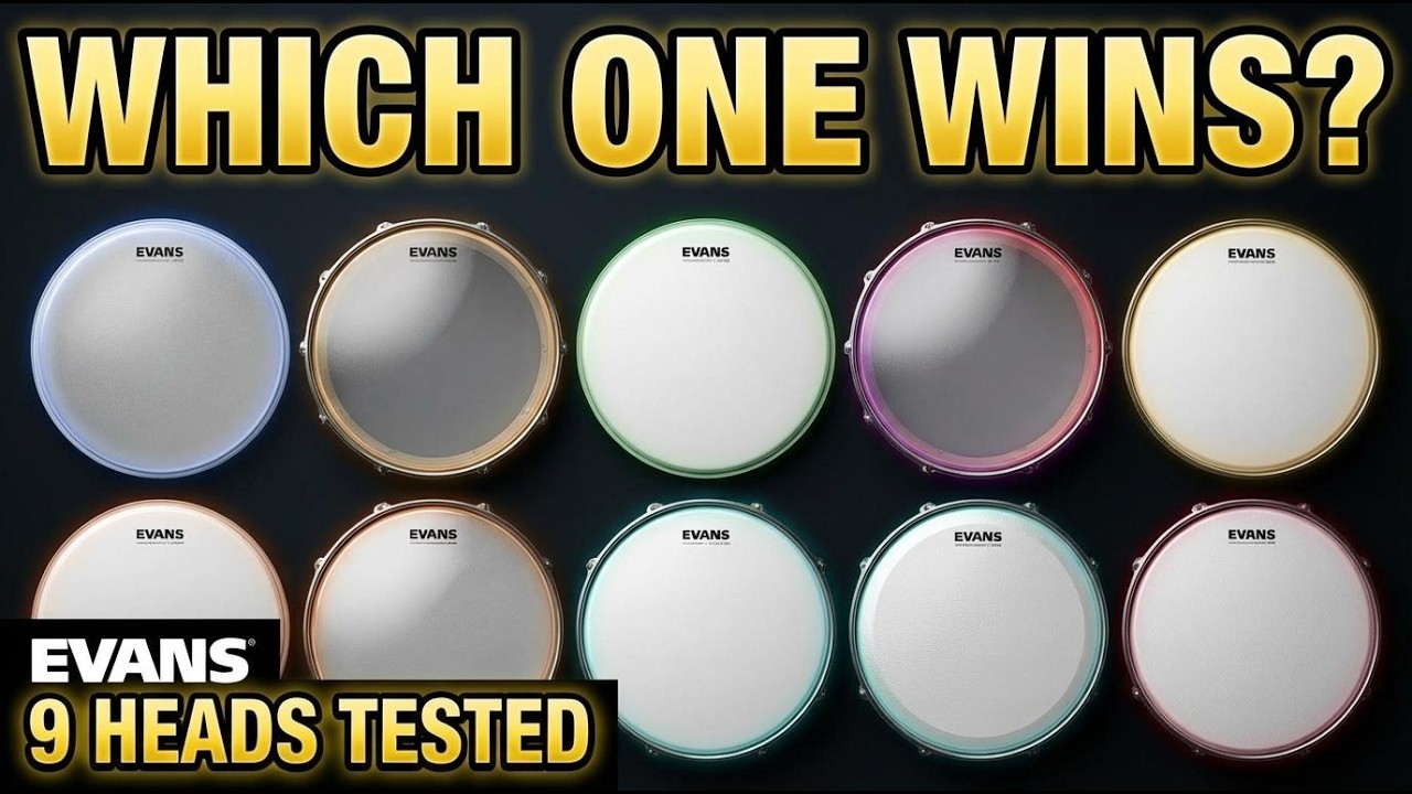 The BEST Evans Drumhead? I Tested All 9 So You Don't Have To