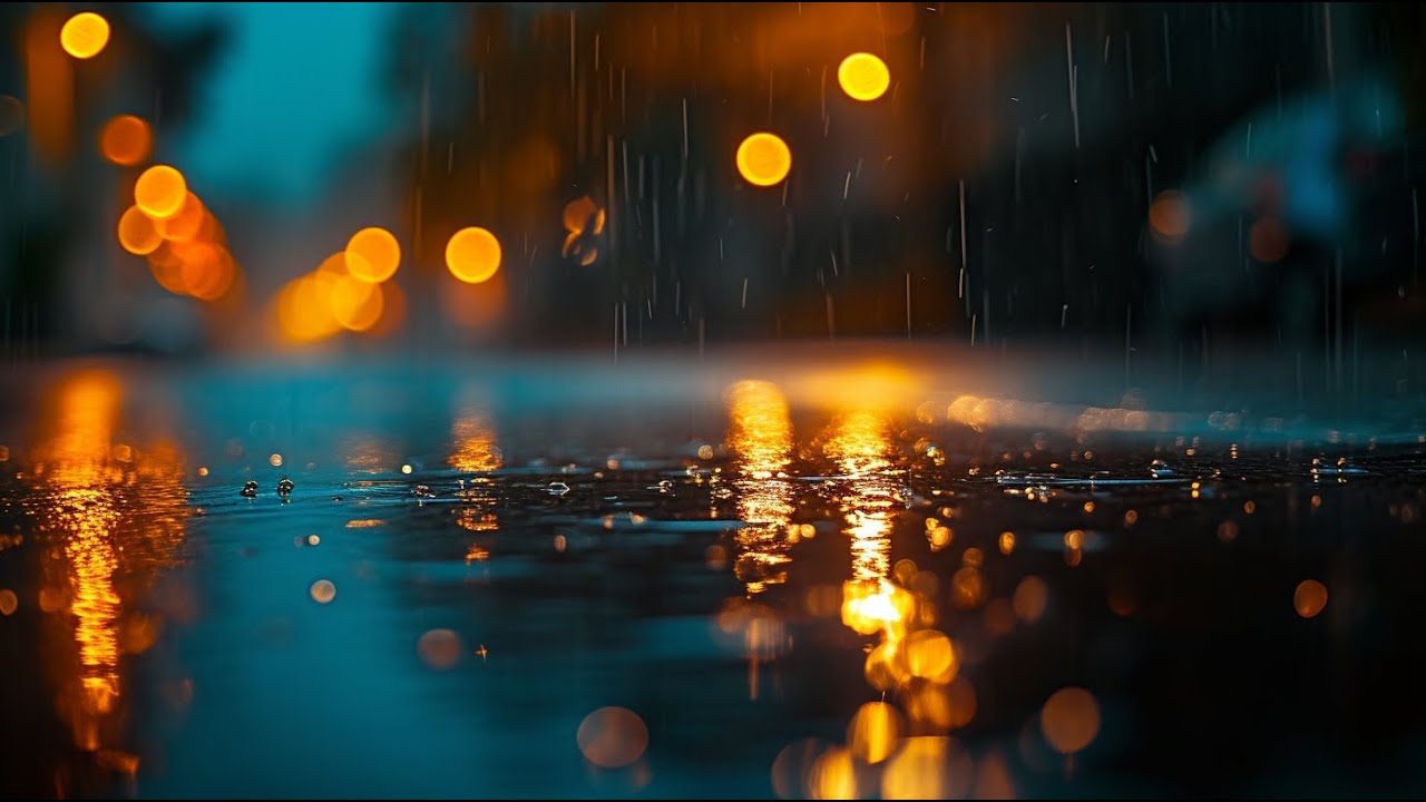 Heavy Rainfall at Night | 10 Hours | Deep Sleep & Relaxation