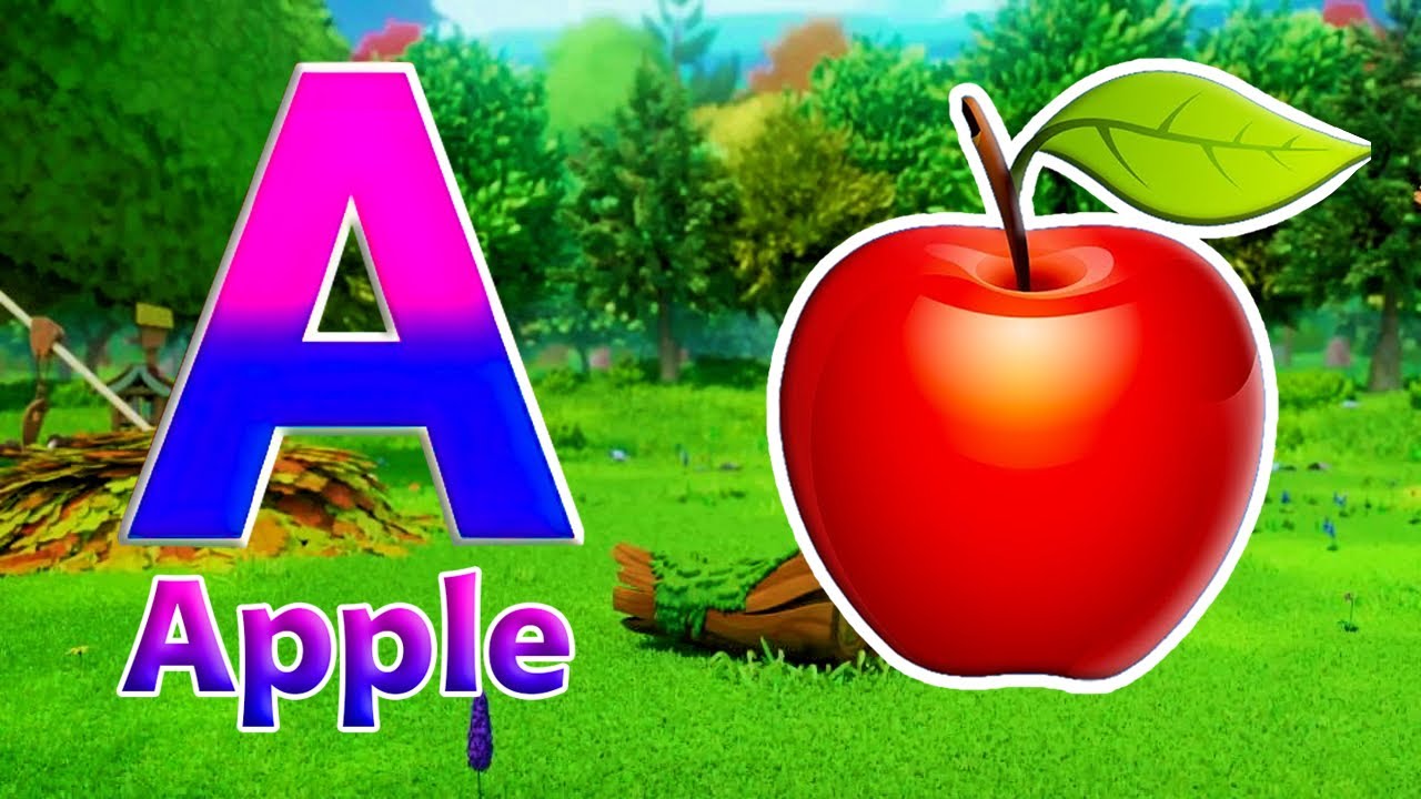 Phonics Song 2 with TWO Words in 3D - ABC Alphabet Songs A For Apple & Music Sounds For Kids 568