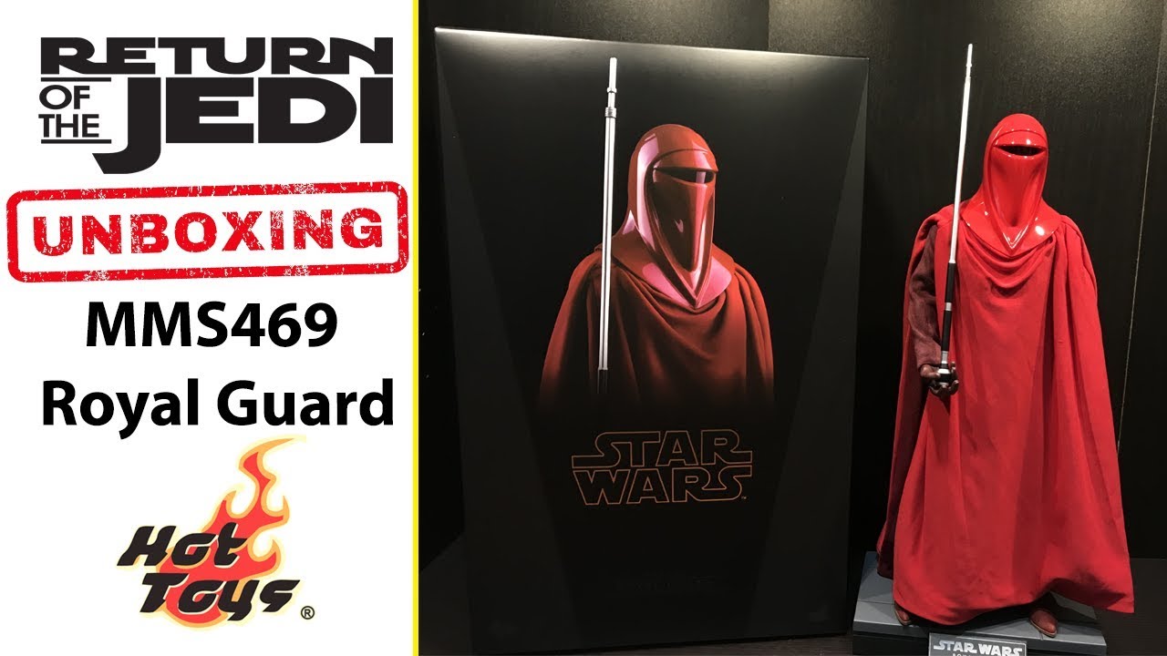 Hot Toys MMS469 Return Of The Jedi - Royal Guard 1/6 Scale Figure Unboxing