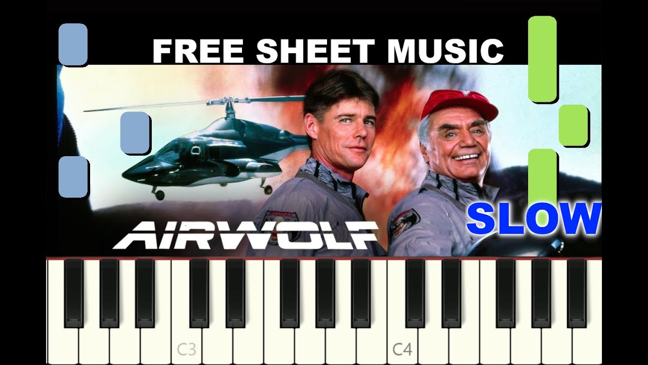 SLOW  piano tutorial 