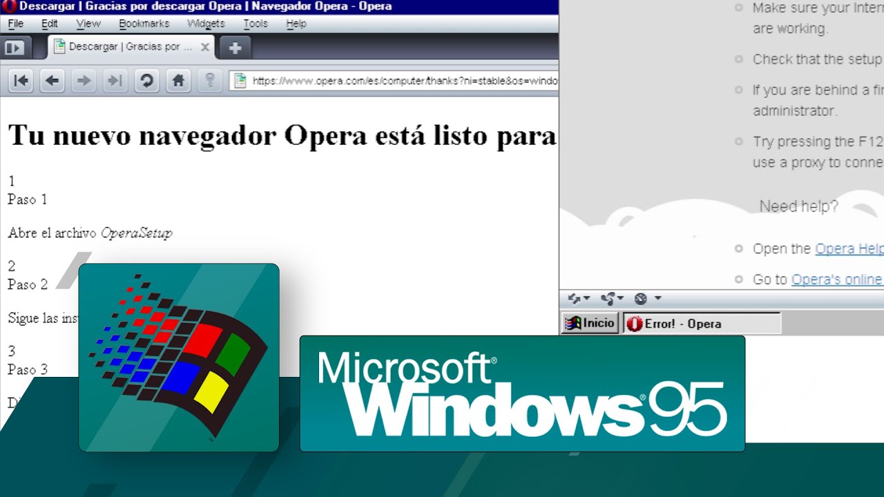 Navegando por la web con Windows 95 en 2025