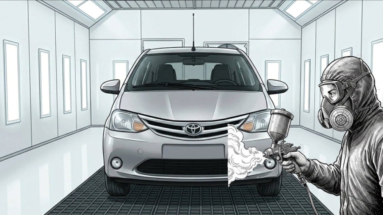 Repintura Toyota Etios Prata Soul Lua Nova 