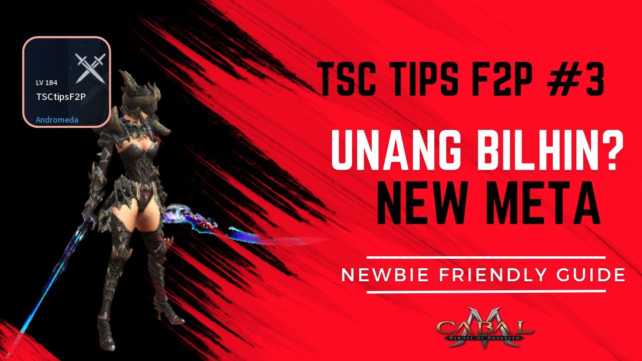 What to build first? Free2play Cabal Mobile