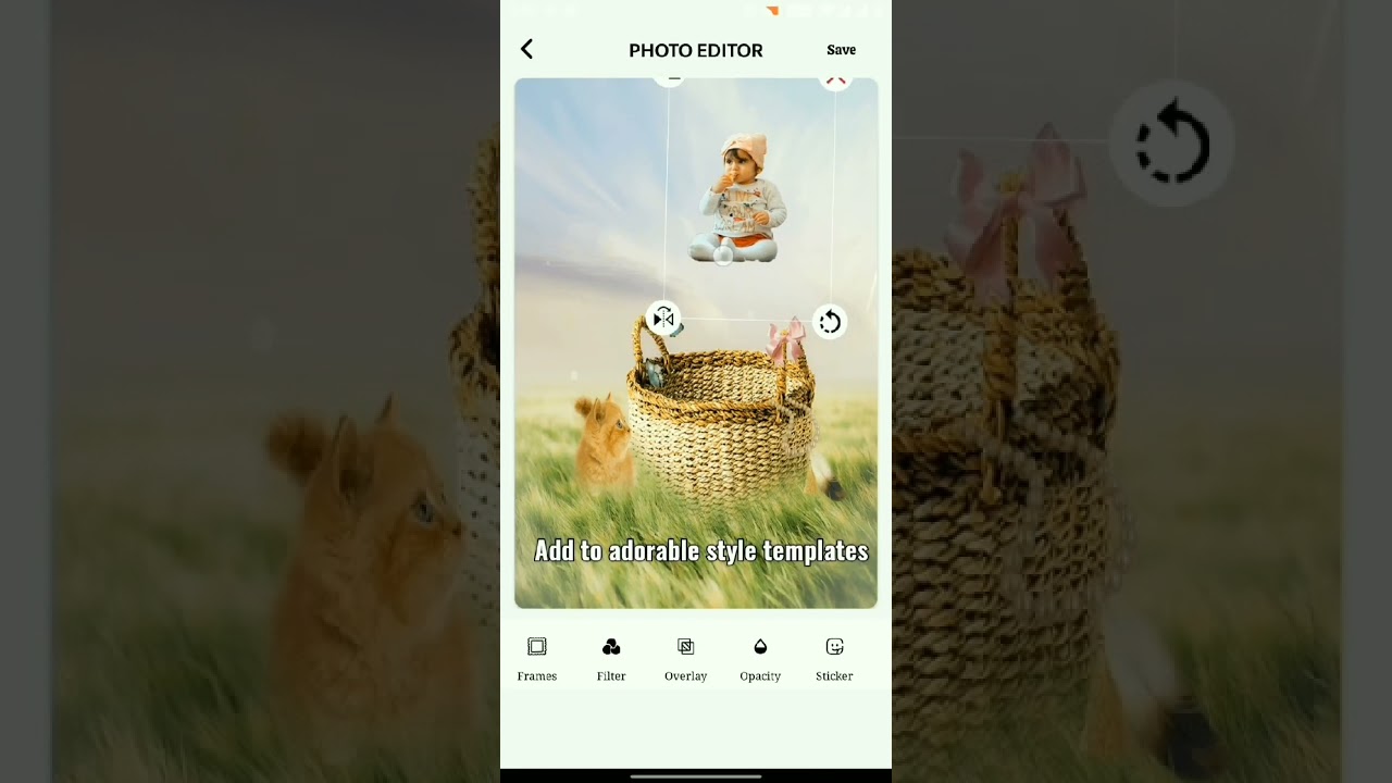 Baby Story Photo Editor - Baby Photo Studio App make amazing photos and memories of your baby.