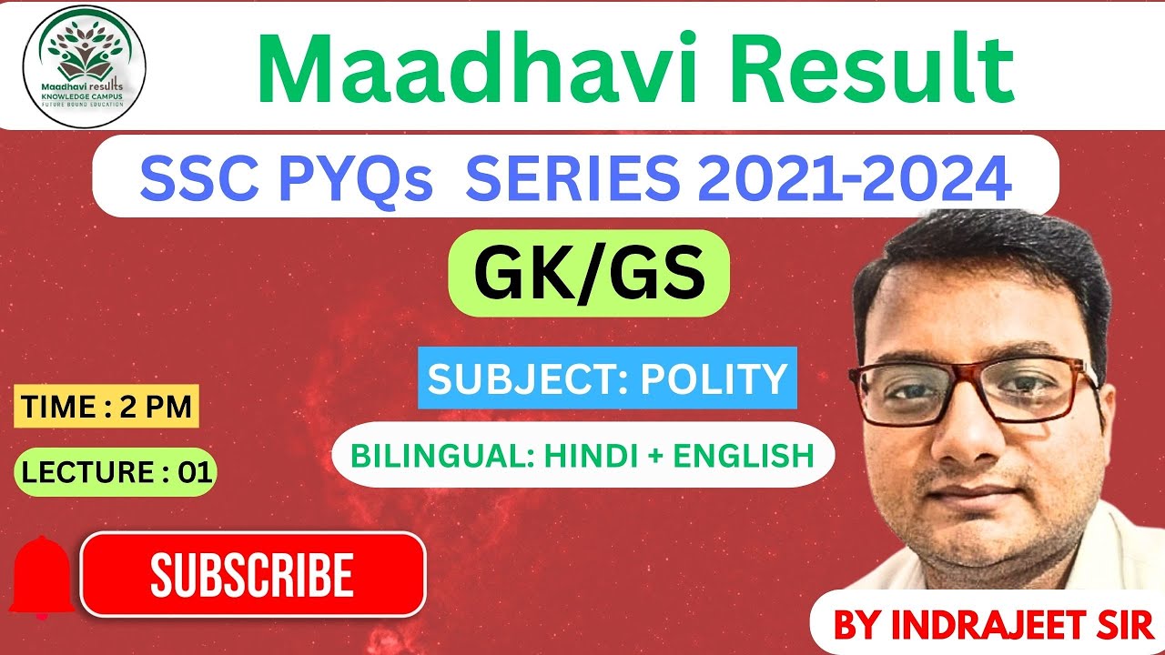 LECTURE 01 || Daily SSC PYQs SERIES ANALYSIS 2025 || GK GS || GK GS By INDRAJEET SIR