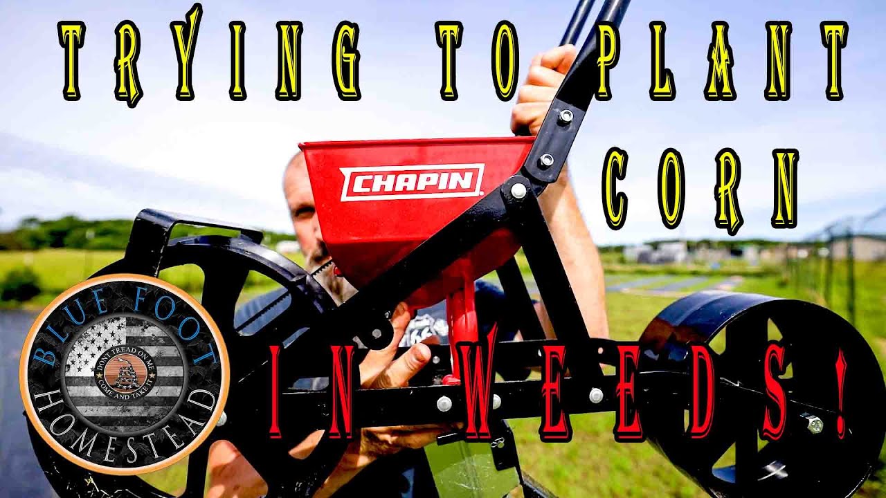 Chapin seeder: Trying to plant seeds in poor conditions.