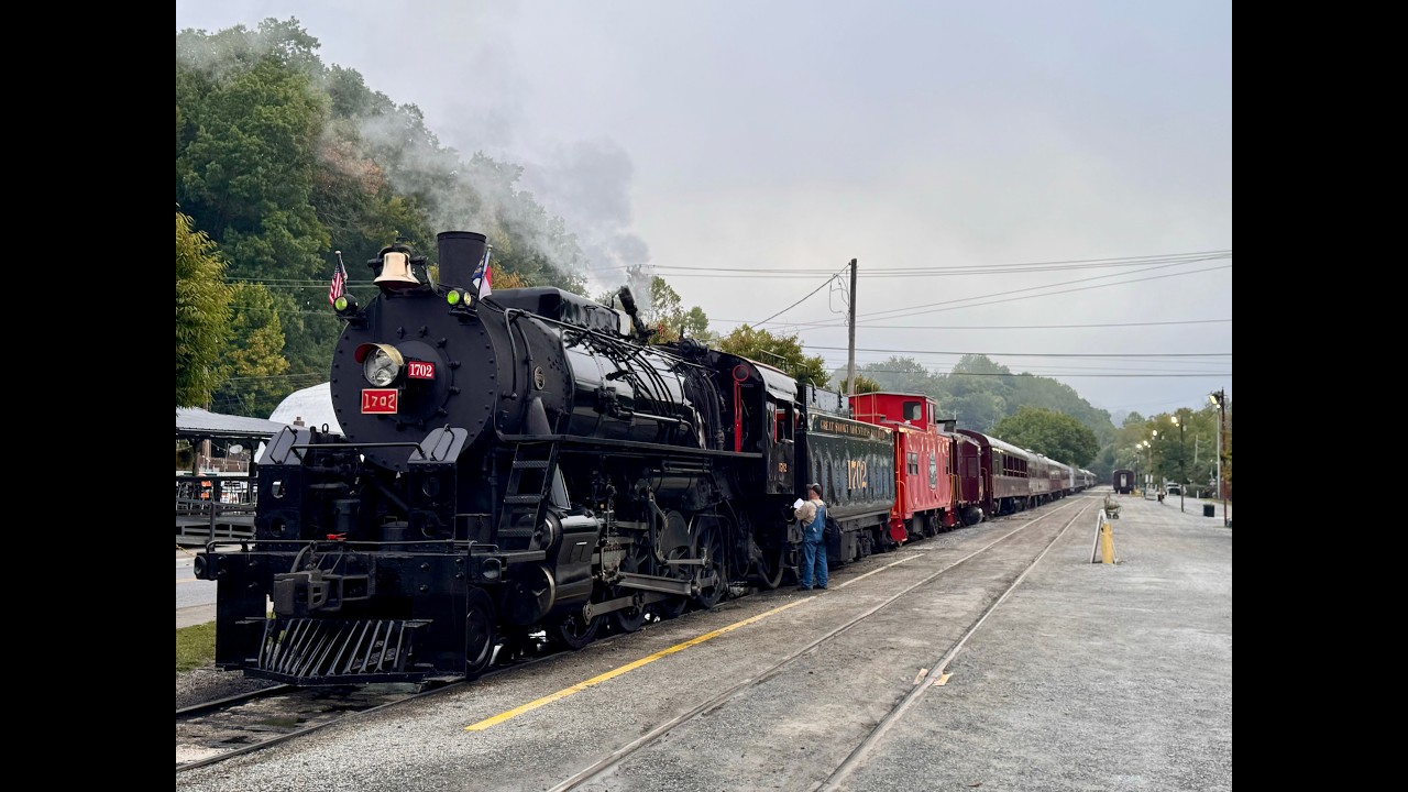 Trains Of Different Generations Passing 