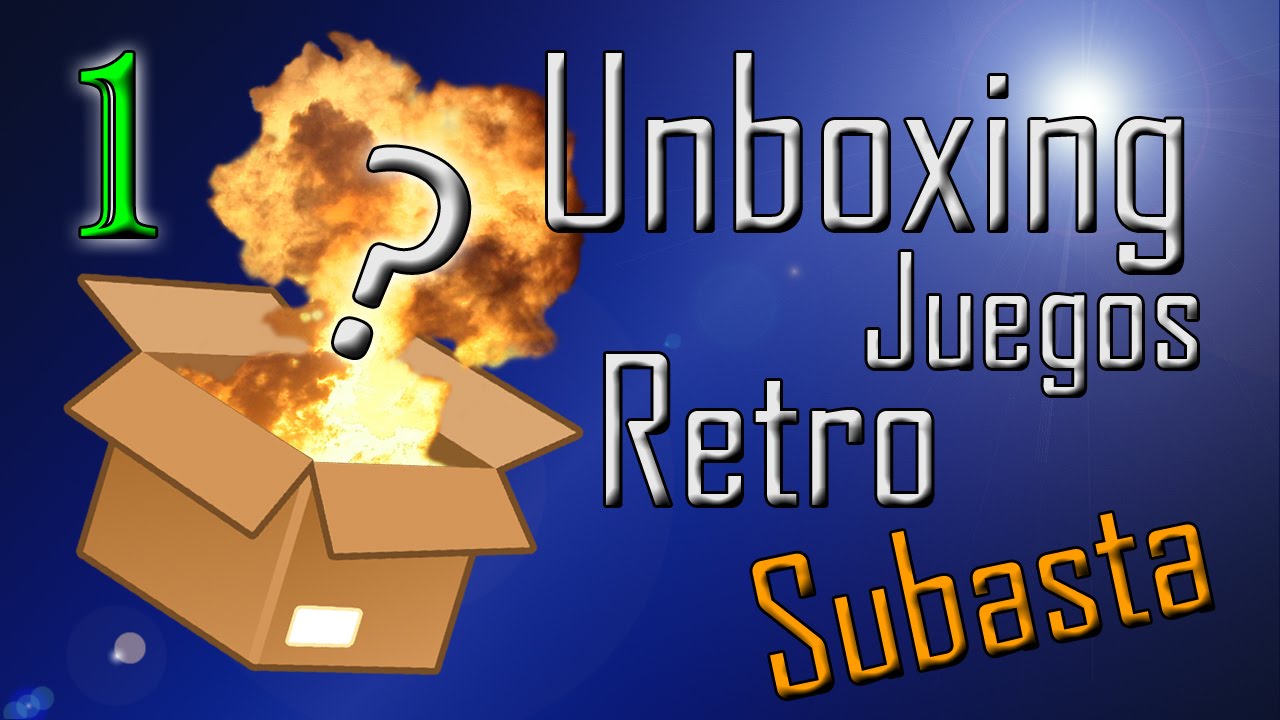 Unboxing Juegos Retro de Subasta
