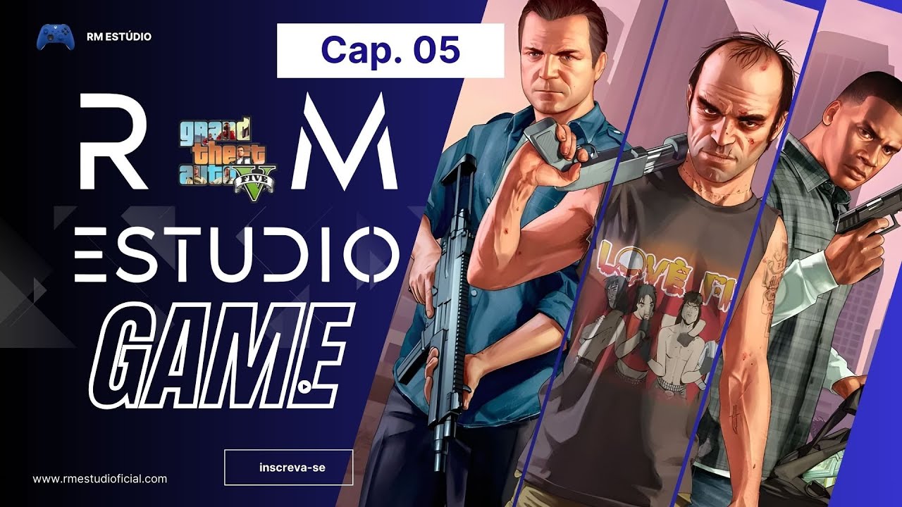 RM GAMES ESTREIA | GTA 5 DO ZERO! 🚨 Iniciantes, Desafios e Caos AO VIVO 🎮🔥5° Missão
