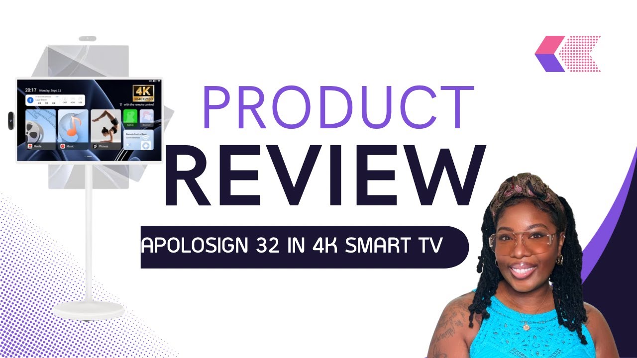Product Review- Apolosign 32 in UHD 4K Smart portable TV