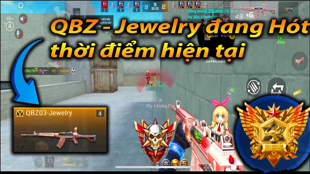 CF Legends : Trải nghiệm QBZ -Jewelry khẩu súng đang HOT hiện nay , liệu có thật sự mạnh ?