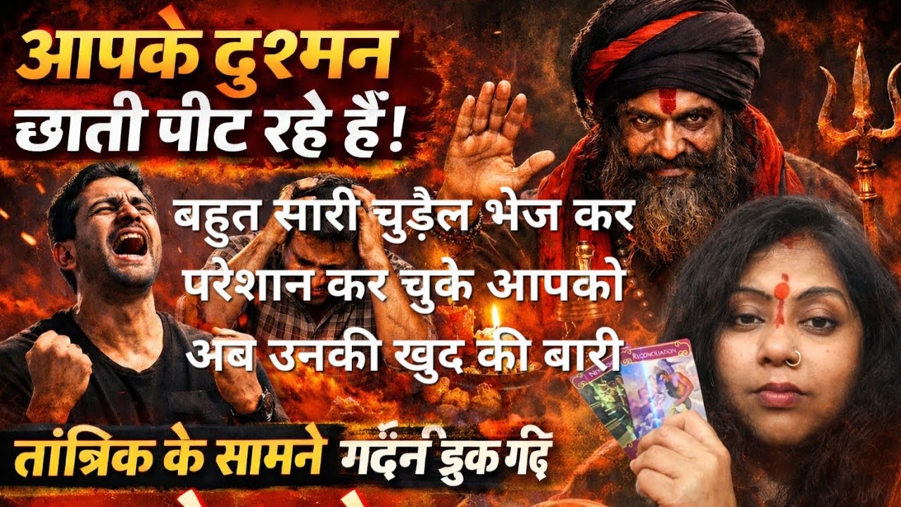 आपके दुश्मन छाती पीट रहे हैं बहुत तांत्रिक के सामने गर्दन झुकाई 