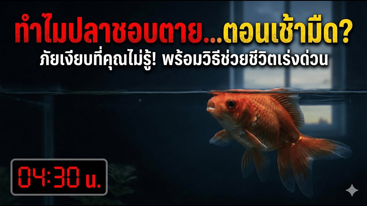 ฟองอากาศในตู้ไม่ได้มีไว้หายใจ? 😱 ความจริงเรื่องออกซิเจนที่คนเลี้ยงปลา 90% เข้าใจผิด!