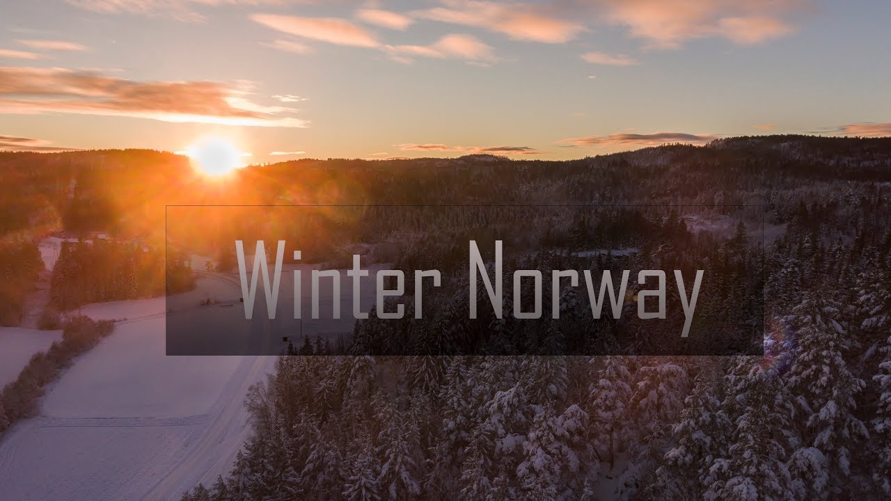 Dji | Winter Norway | Vertigo effect-Dollyzoom drone