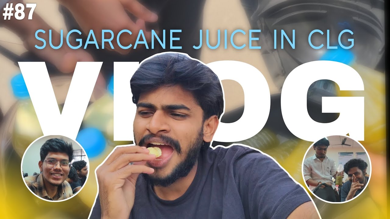Best Break Ever! Sugarcane Juice in College 😍 | Vlog #87