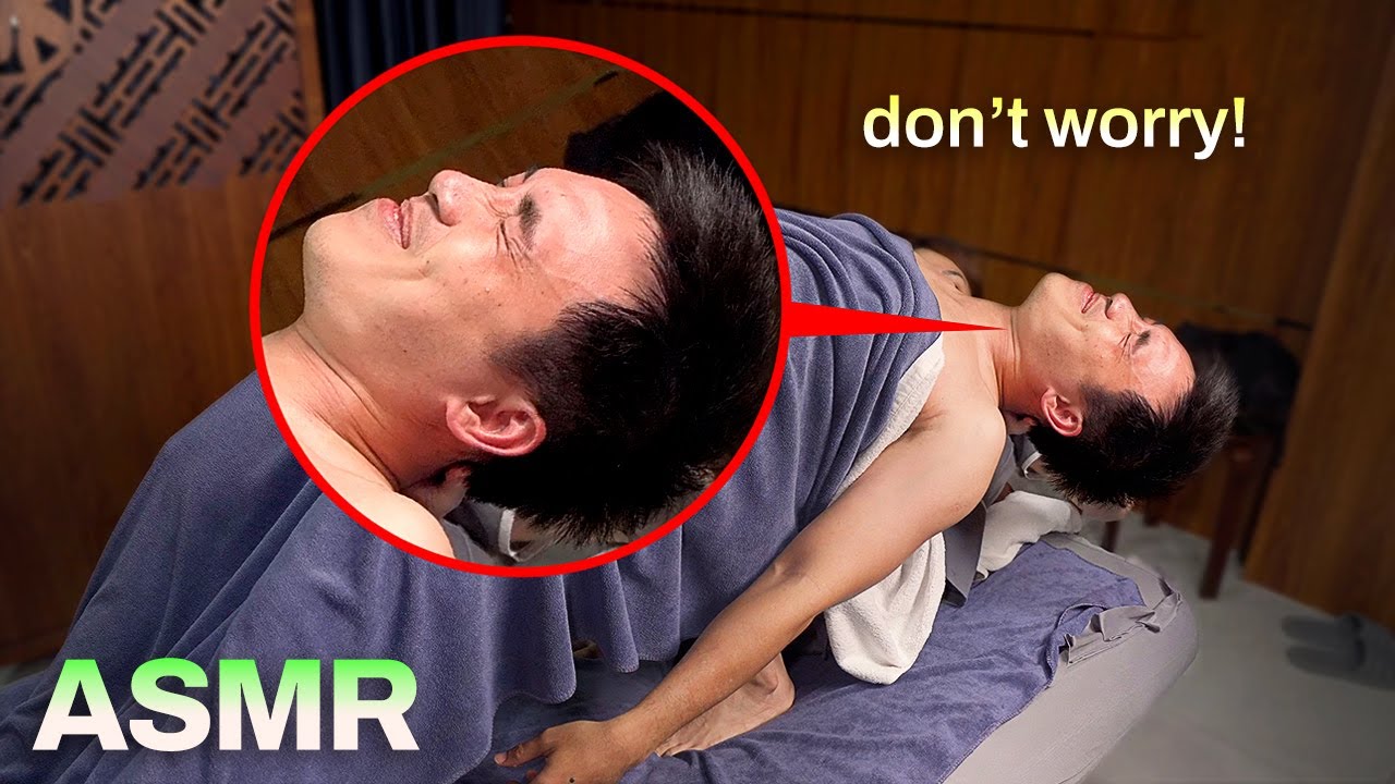 ASMR 🔥 ИНТЕНСИВНЫЙ массаж с УДИВИТЕЛЬНОЙ растяжкой от опытного специалиста!