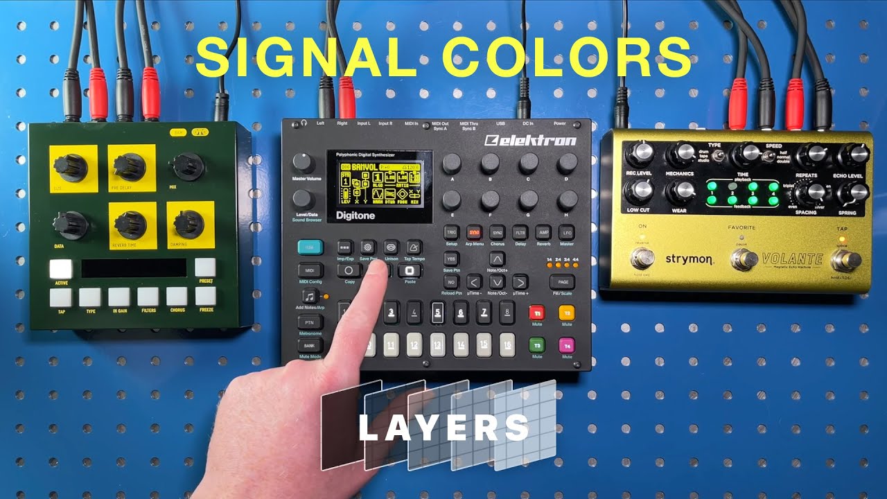 Strymon Volante + OTO Machines BAM w/ Elektron Digitone