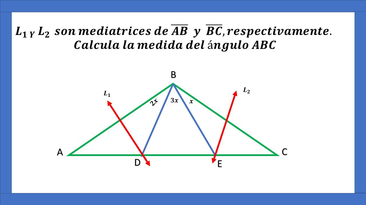 En este ejercicio encuentra el ángulo ABC