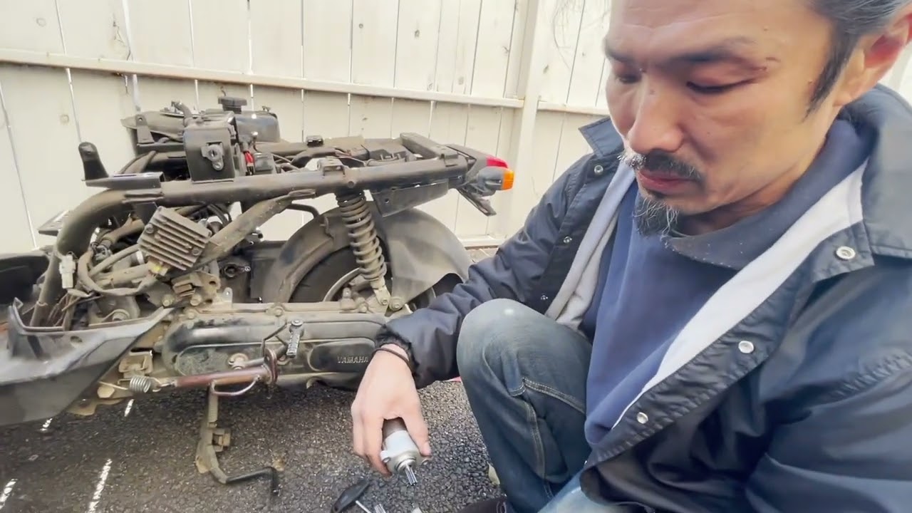 アイディアン的ヤマハ・ギア セルモーター交換