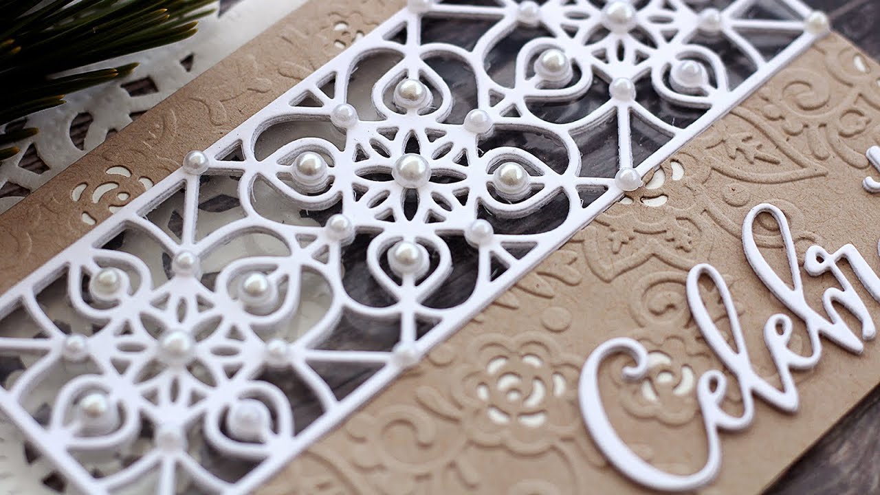 See Through Lattice Card